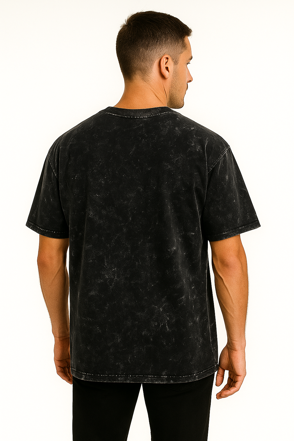 Unisex Acid Washed Oversized Tee