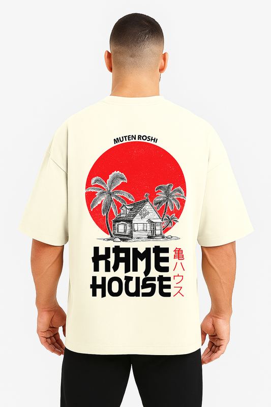 Unisex Back Printed Oversized T-Shirt