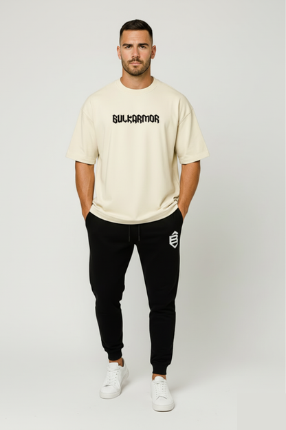 Unisex Terry Back Printed Oversized Tee