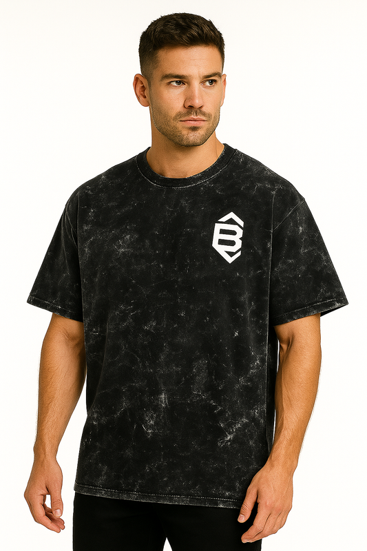 Unisex Acid Washed Oversized Tee