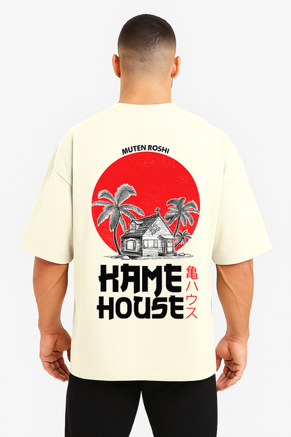 Unisex Back Printed Oversized T-Shirt